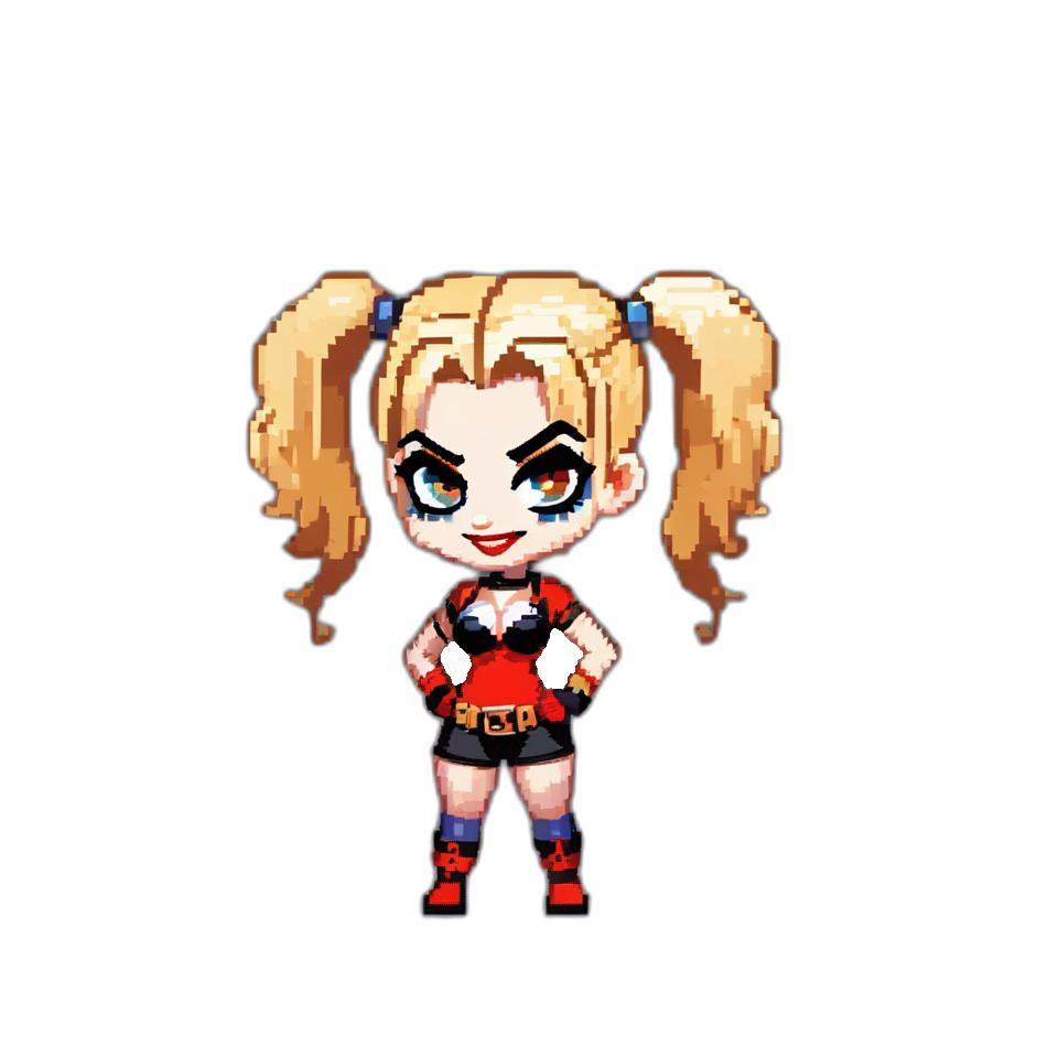 Pixel character after background removal