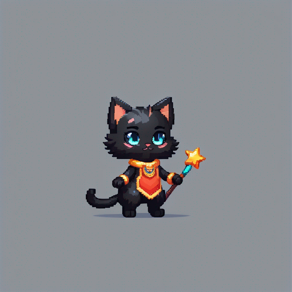 Pixel character before background removal